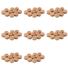 80Pcs Water Key Water Key Spit Valve Cork Pad for Trumpet Trombone Repair Accessories Diameter 9Mm Thickness 4Mm