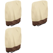3X Outdoor Folding Deck Chair Cover Waterproof Balcony Outdoor Folding Deck Chair Garden Sunbathing Deck Chair Cover