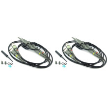 4Peças P6100 BNC Osciloscópio Sonda Kit 100MHz 1X 10X Analisador de Escopo de Alta Precisão Sondas Jacaré Clipe de Teste Pontas de Teste