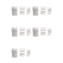 750Pcs 3 Sizes Clear Earring Bags, Waterproof Bags Thickened Reusable Storage Pouch for Jewelry Rings Necklace Bracelet