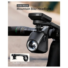 1600LM Super Bright Bike Lights, IP66 Waterproof, 4000mAh Rechargeable Cycling Headlight with Remote Control White