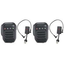 2X Wireless Car Radio Microphone Speaker for IC-2720 IC-2200H IC-2100H IC-2300H IC-2730E IC-2800H IC-208H