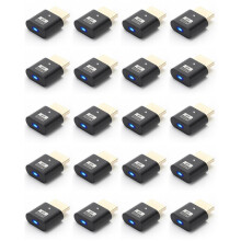 20X -Compatible 4K Dummy Plug with LED Light for Cards,Desktop/Laptop Vistual Display Adapter C