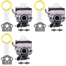 3X Carburetor for Troy-Bilt Tb575Ec Tb525Ec Tb539Es Tb590Ec 753-06220 753-06220A 753-05251