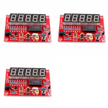 3X DIY Digital LED Frequency Counter 1Hz-50MHz Crystal Oscillator Meter Tester Kit Five-Digit Digital Tube Display DIY