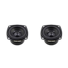 2st 78MM 4 Ohm 15W Subwoofer Luidspreker 3 Inch Convex Cap Bas Vierkante Woofer Luidsprekers Hifi Home Sound Theater