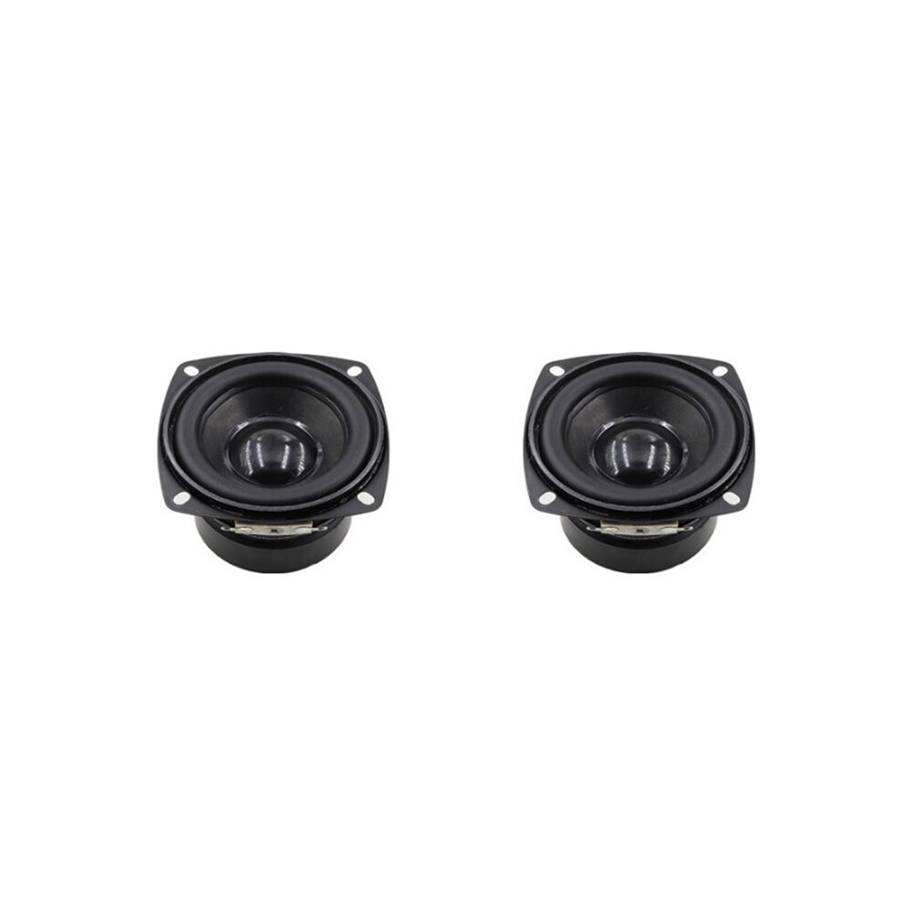 2Pcs 78Mm 4 Ohm 15W Subwoofer Speaker 3 Inch Convex Cap Bass Square Woofer Speakers Hifi Home Sound Theater 6032940070243