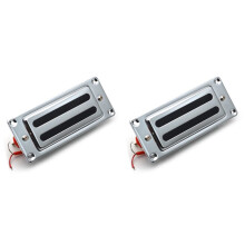 2X 2  68X29MM  Electric Guitar Humbucker Pickup with Metal Frame for LP Guitar Chrome,Neck