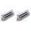 2X 2  68X29MM  Elgitarr Humbucker Pickup med Metallram för LP Gitarr Krom, Hals 1