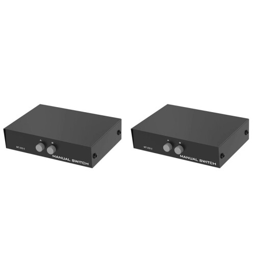2X -232 2 Soorten Seriële 9-Pins Schakelaar Handmatige Deelselector in 1 Uit