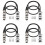 8er-Pack D-Typ-XLR-Kabel, Durchgangsstecker, D-XLR-Stecker auf Buchse für Premium-Stagebox, Patchpanel, Panelmontage 1