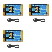 3X NMMiner NerdMiner 235KH/S Bitcoin Crypto Solo Lottery Miner 2,8 Zoll Display mit Acrylschale Verbesserter NerdMiner