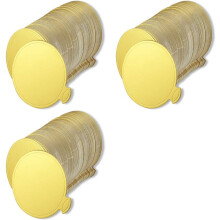 Round Golden Cardboard Cake Base, Mousse Cake Plate, 300 Pieces Cake Paper Plate Round Cardboard Base Dessert Plate