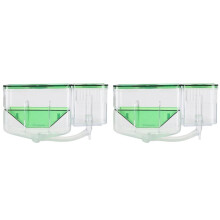 2X Aquarium Fish Tanks Breeding Box Little Fish Double‑Layer Isolation Incubator for Fish ShrimpSpawning Box