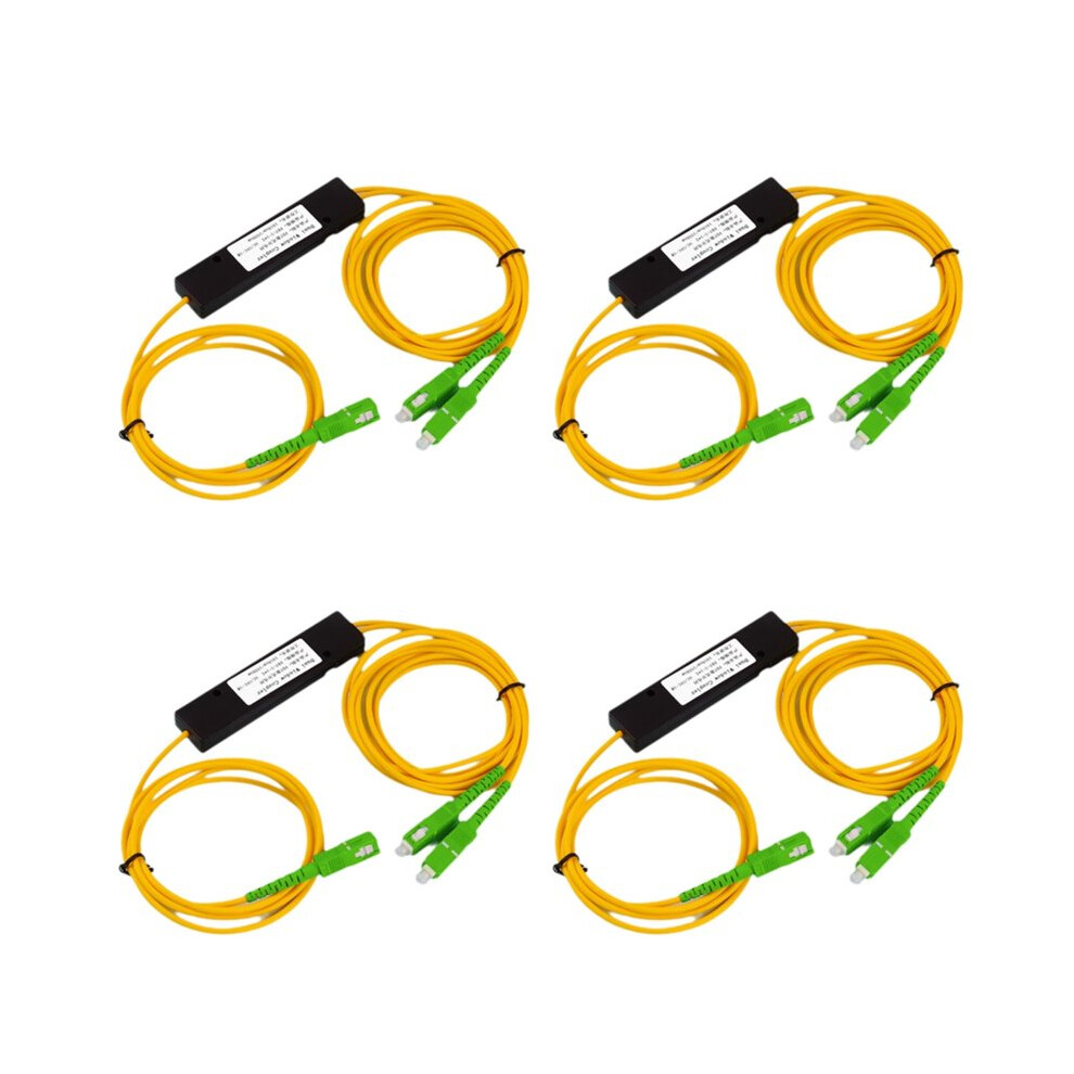 4X Sc/Apc 1/2 Fiber Optical Splitter Fiber Optic Pigtail Splitter Dual Window Coupler For Fibre Communication System 6031337298390