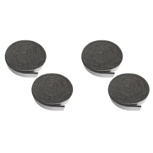4 Pack 10 FT Smoker Gasket Seal -1/2in 1/8in Hi-Temp Grill Gasket - Self Stick Fire Smoker Seal - Tape for Nomex BBQ Lid