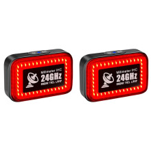 2X 24GHz Fahrrad Rücklicht Sensing Fahrrad Warnlicht IP64 Wasserdichtes LED Fahrradlicht Fahrradzubehör