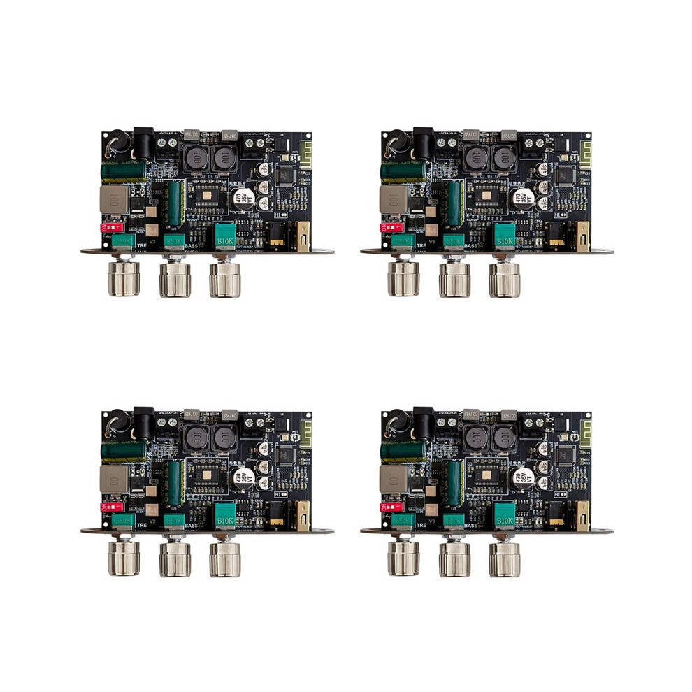 4X Zk-1001U With Boost Mono 100W Bt Amplifier Board Treble Bass Tws Diy Speaker Tpa3116d2 Amp Wuzhi Audio App 6033239794475