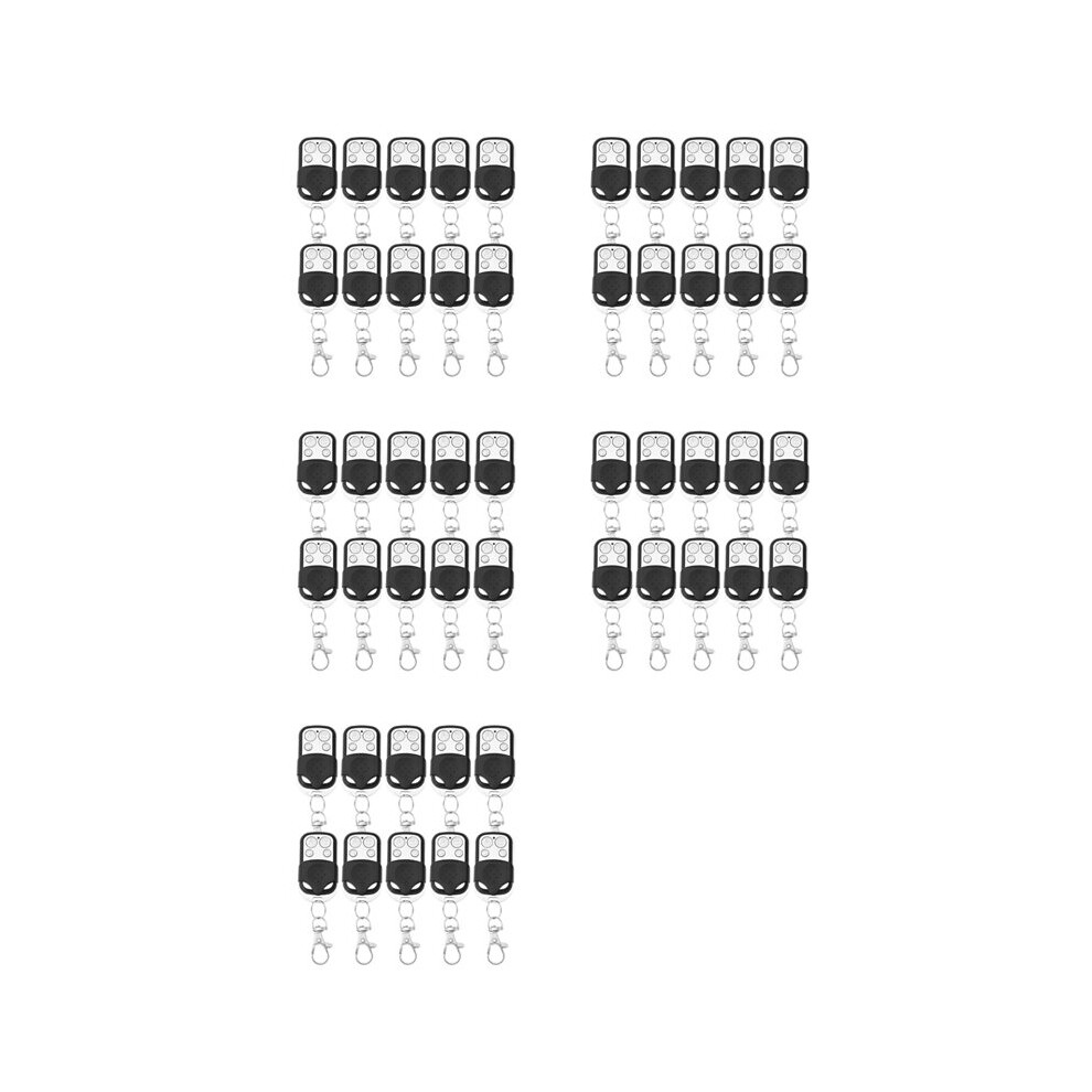 50 Pcs Garage Door Remote Control 433Mhz For Car Garage Door Gate Cloning Remote Control Key 4711024093928