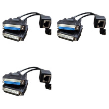 6X ILDA to RJ45 Signal Wire DB25 Male and Female ILDA to Network Cable