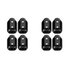 8 Braçadeiras de Corda Reutilizáveis, Conector de Corrente de Plástico de 1/2 Polegada, Adequado para Cordas de Nylon ou Trançadas de 9-10 mm