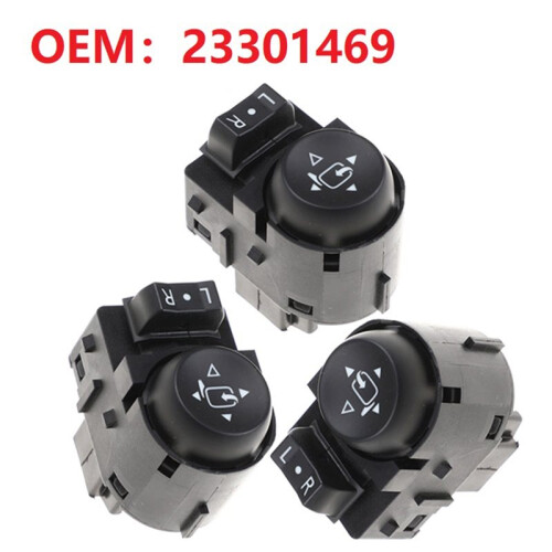 3PCS Car Power Mirror Control  Button 23301469 Fit for  Insignia  Astar 1