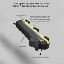 Rhinowalk Bicycle Crossbar Bag Waterproof Triangle Frame Bag for Short Trip City Commuter B