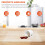Transparent Kitchen Mat,Coffee Table Mat,Table Protector,Waterproof Placemats,Worktop Saver,Placemat Set 4 Pieces 4
