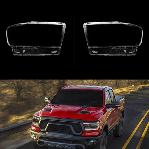 Car Front Headlamp Cover Headlight Housing for  Ram 1500 2018-2020 Headlight Lens  Light Shell Left 1