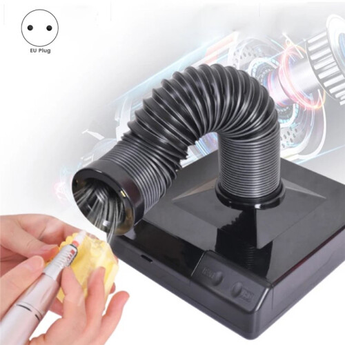 Portable  Smoke Absorber with LED Light, Efficient Dust Suction Machine for Nail Salon,Soldering EU Plug 1