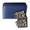 Livre de rangement à clips à 9 compartiments haut de gamme-Bleu 1