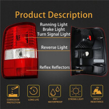Rear Tail Light Reverse Turn Signal Light No Bulb 6L3Z13405BA 6L3Z13404BA for F150 2004-2008 Right