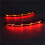 Rear Bumper Reflector Light for   2016-2018 Tail Light Brake Light Turn Signal Light, 3 Functions 5