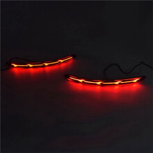 Rear Bumper Reflector Light for 2016-2018 Tail Light Brake Light Turn Signal Light, 3 Functions