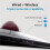 Wireless Trackball Mouse, Rechargeable Portable Comfortable Office Mouse Compatible with Multiple Platforms 6