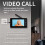 Wireless Video Doorbell Night Vision 4.3in LPS Screen Waterproof Visual Doorbell Camera Home Security Two-Way Intercom 3