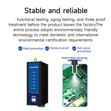 2.4G SX1302 LoRa WAN Half-Duplex Draadloze Modem E870 27dbm Bereik 3KM PA+LNA Remote Upgrade NTP 8-28V 868MHz