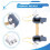 Mobile Games Controller Turnover Button Gamepad for Tablet 6 Buttons Hand Gaming Grip Triggers for 6