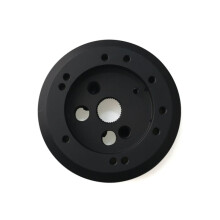 Kit Adaptador de Cubo Curto Polido Esportivo de 5 e 6 Furos para Volante de Carro Ididit para Chevy 1969-1994 para