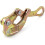2 Pack 2 Ton Cable Grip Wire Grip Steel Rope Jaw Puller for Wire Rope, Pulling 4408 Lbs Load Capacity 3