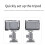 For  ZV-E10 II Alloy Rabbit Cage Rig Handle Stabilizer Ergonomic Handgrip Tripod Mount Set 3