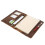 Vintage Leather A5 Notebook Cover with 6-Ring Binder - Refillable Organizer, Multi-Function Planner for Office, School 1