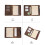 Vintage Leather A5 Notebook Cover with 6-Ring Binder - Refillable Organizer, Multi-Function Planner for Office, School 5