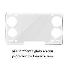 Für AYN THOR Dual Screen Tempered Film + Dicke Komfortgriff-Ergonomische Displayschutzfolie für AYN THOR