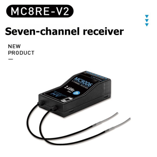 Mike MC8RE V2 Receiver 7-Channel MC7mini Remote Control Fixed Wing Vehicle Model Remote Control Receiver 7-Channel 2
