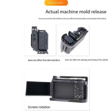 Camera Cage for ZV-E10 II Camera Protection Frame Rig for Video Shooting