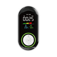 Detector de CO con Pantalla LED, Monitor de Temperatura y Humedad para Cocina, Garaje, Caldera, Hogar, Seguridad, Enchufe UE.