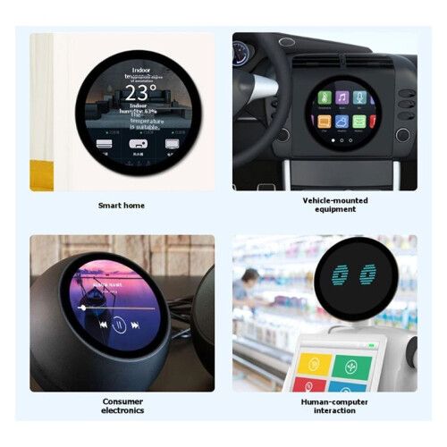 7inch Round Touch Display 1080x1080 IPS LCD for Raspberry Pi for Enhanced Learning and Education 1