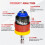7-Level Adjustable Drywall Screw Setter Bit - Magnetic Depth Control for Efficient Screw Driving 2