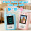 Walkie-Talkie Infantil com Vídeo, Desenho Animado, Intercomunicador, Tela HD de 2 Polegadas, Chamada com um Clique, Brinquedo para Pais e Filhos, 8